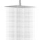 NearMoon Rain Shower Head High Flow Stainless Steel Square Rainfall Shower High Pressure Design Awesome Shower Experience Even At Low Water Flow 10 Inch Brushed Nickel