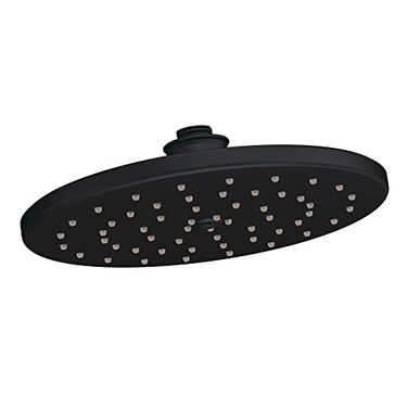 Moen Waterhill Wrought Iron 10Inch Single Function Rainshower Showerhead with Immersion Rainshower Technology S112WR