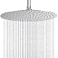 NearMoon Rain Shower Head UltraThin DesignPressure Boosting Awesome Some Experience High Flow Stainless Steel Rainfall Head 16 Inch Brushed Nickel