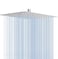 NearMoon Rain Shower Head High Flow Stainless Steel Square Rainfall Shower Waterfall Bath Shower Body Covering Ceiling or Wall Mount 12 Inch Chrome Finish