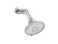 KOHLER 22169CP Fort Threefunction showerhead 25 GPM Corrosion Resistant Full Coverage Pulsating Massage Silk Spray Polished Chrome