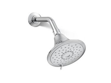 KOHLER 22169CP Fort Threefunction showerhead 25 GPM Corrosion Resistant Full Coverage Pulsating Massage Silk Spray Polished Chrome