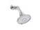 KOHLER 22169CP Fort Threefunction showerhead 25 GPM Corrosion Resistant Full Coverage Pulsating Massage Silk Spray Polished Chrome