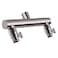 HAOXIN Shower Head Manifold with Double Outlet and Shut Off Valves for Dual Sprayer Showering SystemCan Connect Two ShowerheadsBrushed NickelSTN02