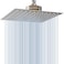 Voolan Rain Shower Head with Filtered High Flow Large Rainfall Shower Heads Made of Stainless Steel Waterfall Showerhead Filter For Hard Water12 Brushed Nickel