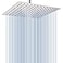 Voolan Rain Shower Head High Flow Large Rainfall Shower Heads Made of Stainless Steel Waterfall Bathroom Square Showerhead Ceiling or Wall Mount 12 Chrome