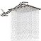 PinWin 12 Inch Square Rain Showerhead with 11 Inch Adjustable Extension ArmLarge Stainless Steel High Pressure Shower HeadUltra Thin Rainfall Bath Shower with Easy to Clean and InstallBrushed Nickel