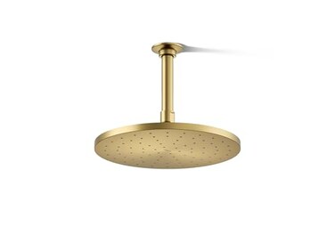 Kohler 136892MB Contemporary Round 10 singlefunction rainhead 25 gpm Vibrant Brushed Moderne Brass