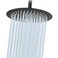 NearMoon Rain Shower Head UltraThin DesignPressure Boosting Awesome Some Experience High Flow Stainless Steel Rainfall Head 10 Inch Matte Black