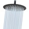 NearMoon Rain Shower Head UltraThin DesignPressure Boosting Awesome Some Experience High Flow Stainless Steel Rainfall Head 10 Inch Matte Black