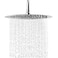 NearMoon Rain Shower Head UltraThin DesignPressure Boosting Awesome Some Experience High Flow Stainless Steel Rainfall Head 10 Inch Chrome Finish