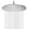 NearMoon Rain Shower Head UltraThin DesignPressure Boosting Awesome Some Experience High Flow Stainless Steel Rainfall Head 10 Inch Brushed Nickel