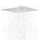 NearMoon Rain Shower Head High Flow Stainless Steel Square Rainfall Shower Waterfall Bath Shower Body Covering Ceiling or Wall Mount 16 Inch Chrome Finish