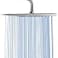NearMoon Rain Shower Head High Flow Stainless Steel Square Rainfall Shower Waterfall Bath Shower Body Covering Ceiling or Wall Mount 16 Inch Brushed Nickel