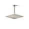 KOHLER K26148GBN Honesty Square Rainhead 175 GPM 8 Nickel Rain Shower Head Powerful Rain Spray Durable Construction Contemporary Look Vibrant Brushed Nickel