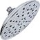 Aqua Elegante Rainfall Shower Head 8 Inch Large Overhead Rain Showerhead With SelfClean Nozzles High Flow Easy Install Adjustable Brass Ball Joint 25 GPM Polished Chrome