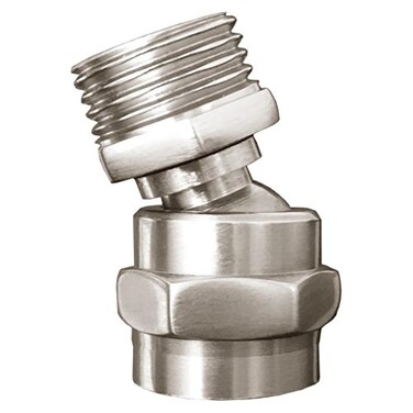 MissMin shower head swivel adapter ball jointshowerhead adjustable connectorbrushed nickel