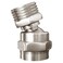 MissMin shower head swivel adapter ball jointshowerhead adjustable connectorbrushed nickel