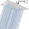 Voolan Rain Shower head High Pressure Shower Head Made of 304 Stainless Steel Relaxed Shower Experience Even at Low Water Flow and Pressure 8 Chrome