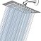 Voolan Rain Shower head High Pressure Shower Head Made of 304 Stainless Steel Relaxed Shower Experience Even at Low Water Flow and Pressure 8 Brushed Nickel