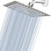 Voolan Rain Shower head High Pressure Shower Head Made of 304 Stainless Steel Relaxed Shower Experience Even at Low Water Flow and Pressure 8 Brushed Nickel