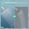 SR SUN RISE 12 Inch Rain Shower Head High Pressure Rainfall Showerhead Large Waterfall Shower Head Ultra Thin Water Saving Brushed Nickel 304 Stainless Steel