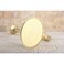 Kingston Brass P10PBCK Victorian 41316Inch Round Raindrop Brass Shower Head with 12Inch Shower Arm Combo in Polished Brass