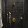Moen S6365BG Voss 6Inch SingleFunction Rainshower Showerhead with Immersion Technology Brushed Gold