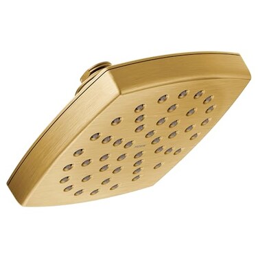 Moen S6365BG Voss 6Inch SingleFunction Rainshower Showerhead with Immersion Technology Brushed Gold