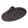 Moen S6360ORB 8 SingleFunction Rainshower Showerhead with Immersion Technology at 25 GPM Flow Rate Oil Rubbed Bronze
