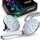 AquaDance for California Premium High Pressure Antimicrobial 30setting 3 Way Dual Handheld Shower Head Combo Stainless Steel Hose Water Diverter Chrome Finish