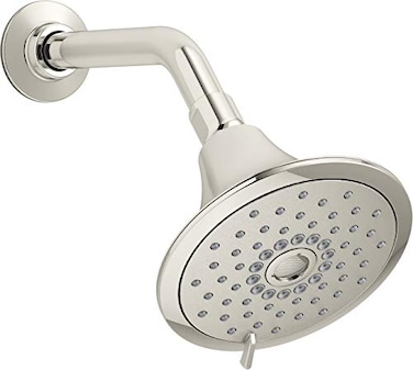 KOHLER 22169GSN Forte Multifunction Showerhead WallMount 3 Spray Settings 175 GPM Vibrant Polished Nickel