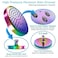 SparkPod Shower Head High Pressure Rain Premium Quality Luxury Design Easy Clean Adjustable Replacement for Your Bathroom Shower Heads Radiant Rainbow 6 Inch Round