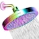 SparkPod Shower Head High Pressure Rain Premium Quality Luxury Design Easy Clean Adjustable Replacement for Your Bathroom Shower Heads Radiant Rainbow 6 Inch Round