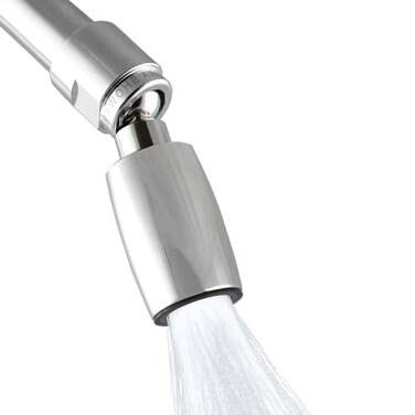 HIGH SIERRA SHOWERHEADS High Sierra Classic Solid Metal 18 GPM Award Winning Low Flow Shower Head Patented Nozzle Never Clogs Long Nut Hides Shower Arm Threads Polished Chrome Finish
