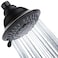 BRIGHT SHOWERS High Pressure Rain Showerhead 9 Spray Settings Shower Head Angle Adjustable Bathroom Showerhead 1Min Installation Oil Rubbed Bronze