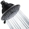 BRIGHT SHOWERS High Pressure Rain Showerhead 9 Spray Settings Shower Head Angle Adjustable Bathroom Showerhead 1Min Installation Oil Rubbed Bronze