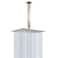 NearMoon Rain Shower Head With Shower Arm Ceiling Mount Square Shower Stainless Steel Ceiling Rainfall Showerhead Waterfall Full Body Coverage 8 Inch Brushed Nickel