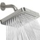 SparkPod Shower Head High Pressure Rain Premium Quality Luxury Design Easy Clean Adjustable Replacement for Your Bathroom Shower Heads Elegant Brushed Nickel 6 Inch Square