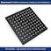 NearMoon Rain Shower Head With Shower Arm Ceiling Mount Square Shower Stainless Steel Ceiling Rainfall Showerhead Waterfall Full Body Coverage 8 Inch Matte Black