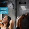 SparkPod Shower Head High Pressure Rain Premium Quality Luxury Design Easy Clean Adjustable Replacement for Your Bathroom Shower Heads Charcoal Grey 8 Inch Square