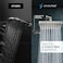 SparkPod Square Rain Shower Head with Extension Arm Height Adjustable Shower Head with High Pressure Performance Easy 1Minute Installation 8 Square Elegant Brushed Nickel
