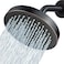 Voolan High Pressure Rain Shower Head 6 PressureBoosting Ideal for Replacement Fixed Bathroom Showerheads Easy to Install RenterFriendly OilRubbed Bronze
