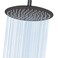 Midanya Round Rainfall Shower Head High Pressure Stainless Steel Waterfall Large Rain Shower Head Ultra Thin DesignOil Rubbed Bronze 10 Inch
