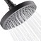 BRIGHT SHOWERS High Pressure Shower Head 6 Inch Rain Shower Head 2 Spray Settings Rainfall Shower Heads Adjustable Angle Replacement Bathroom Showerhead Easy Installation Oil Rubbed Bronze