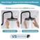 BRIGHT SHOWERS High Pressure Shower Head 6 Inch Rain Shower Head 2 Spray Settings Rainfall Shower Heads Adjustable Angle Replacement Bathroom Showerhead Easy Installation Oil Rubbed Bronze
