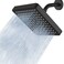 Voolan High Pressure Rain Shower Head Luxury Modern Look The Adjustable Replacement For Your Bathroom Showerhead 6 Square High Flow Pressure Boosting Showers Matte Black