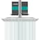 AULEEND Square Rain Shower Head High Flow Stainless SteelWork with any decorative styleAll Metal Rainfall Shower Head Brushed Nickel 10
