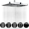 Hibbent cUPC 5 Spray Modes Shower Head 13 High Pressure Large Rainfall Shower Head High Flow Waterfall Bathroom Fixed Showerheads with Adjustable Swivel Ball Joint Chrome