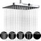 Hibbent cUPC 5 Spray Modes Shower Head 13 High Pressure Large Rainfall Shower Head High Flow Waterfall Bathroom Fixed Showerheads with Adjustable Swivel Ball Joint Chrome